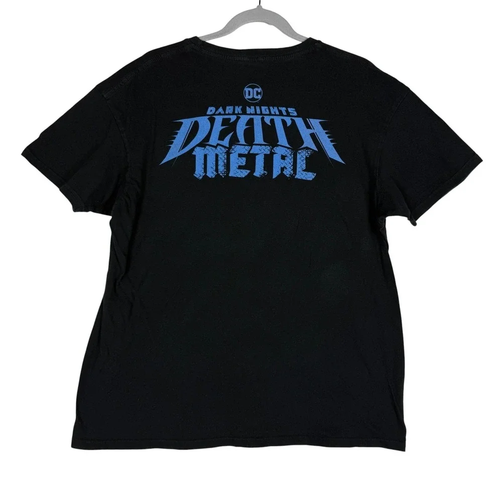 Megadeth Shirt Mens Large Black Dark Nights Death Metal DC Band Graphic Tee